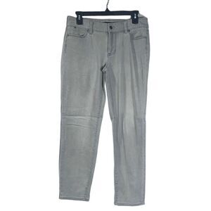 Talbots Womens‎ Flawless 5 Pocket Boyfriend Jeans Gray Stretch Size 4P